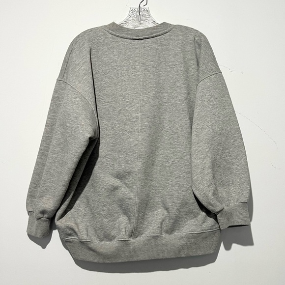 Zara California 1993 United States Grey Crewneck Embroidery Sweatshirt Women's M - Picture 3 of 8